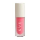 Summer Fridays Dream Lip Oil Pink Cloud bottle close-up showing glossy hydration