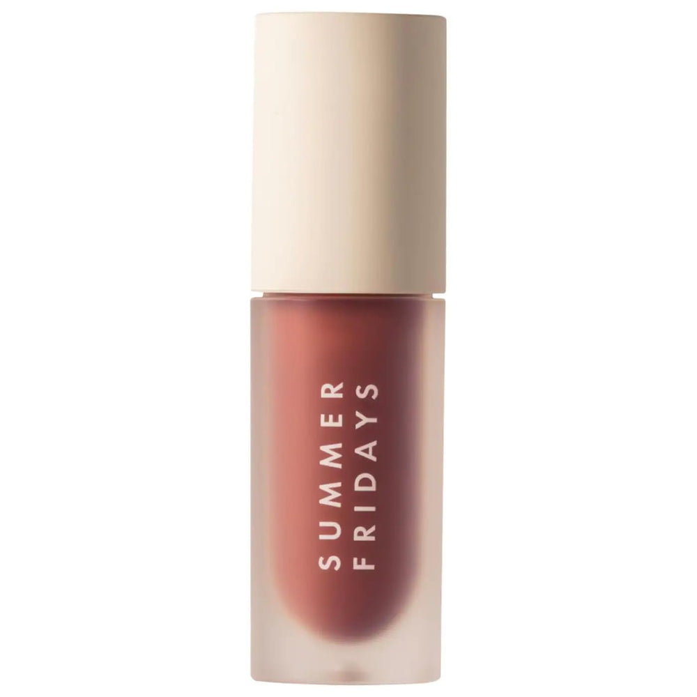 Summer Fridays Dream Lip Oil tinted swatch for soft color and shine.