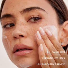 Summer Fridays Jet Lag Mask Mini routine night visualizes overnight moisture and glow.