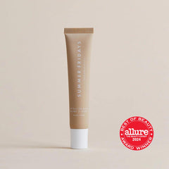 Summer Fridays Lip Butter Balm application on lips showing silky, non-tacky texture