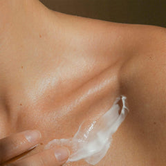 Summer Fridays Summer Silk Nourishing Body Lotion bottle closeup highlights barrier support