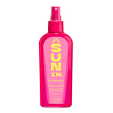 Sun-In spray-in hair lightener bottle shows easy spray application for sun-kissed highlights.