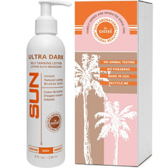 Sun Laboratories by Giesee Ultra Dark Sunless Tanning Lotion 8oz bottle for even body tan