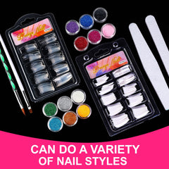 Sunbelee glitter-acrylic-powder-collection adds sparkle and long-lasting shine