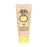 Sun Bum Original SPF 70 sunscreen bottle ready for a beach day
