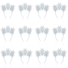 Suncalla snowflakes headband set offers festive sparkle for holiday photos.