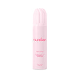 Sundae Cherry On Top whipped shower foam bottle with vibrant cherry scent for a refreshing cleanse.