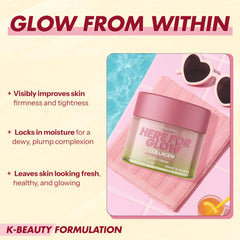 Sunday Essence Collagen Night Cream box on vanity with packaging.