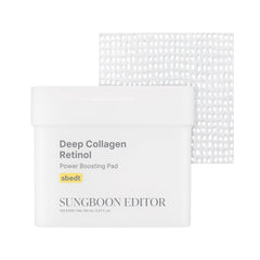 SUNGBOON EDITOR Deep Collagen Retinol Pad closeup shows firming potential