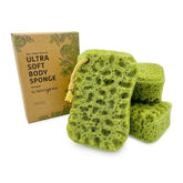 Sunlite Spongentle dual-texture sponge with two sides for gentle and deep exfoliation