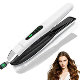 SUNMAY cordless hair straightener in travel-compact form for on-the-go styling