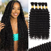 SUNNGIRL 18in curly Boho hair bundles for effortless boho braids
