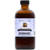 Sunny Isle Rosemary Jamaican Black Castor Oil bottle closeup for premium scalp care