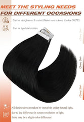 Sunny Hair durable invisible adhesive 24 inch tape-in for secure, comfortable wear.