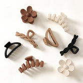 Sunolga 8pcs hair clips with flower-style design offer secure hold for all-day styling.