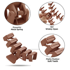 Sunolga lightweight durable hair clip with matte finish for reliable hold.