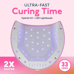 SUNUV SUN2C 33 LED beads front for even gel curing across nails