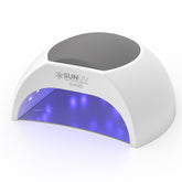 SUNUV SUN2C front view grey lamp; sleek design for at-home gel nails curing.