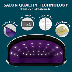 SUNUV SUN4 LCD display enables precise timing at a glance.