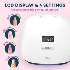 SUNUV SUN4S auto-sensor activation for touch-free, easy operation.