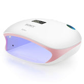 SUNUV SUN4S pink front view lamp for convenient at-home gel nails, drying ready