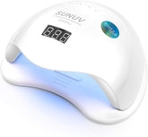 SUNUV SUN5Plus UV LED nail lamp front view for quick gel curing.