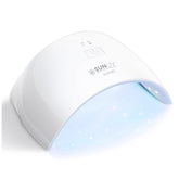 SUNUV SUN9C blue UV LED nail lamp delivers fast gel cures at home.