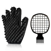 Supaze curling sponge glove palm-fit for easy, defined curls