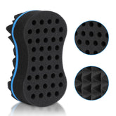 Supaze hair sponge double-sided compact design helps quick curl creation.