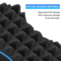 Supaze hair sponge small-holes side close-up for defined, uniform curls.