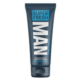 Super Fresh Co ball deodorant lotion application demonstrates smooth, mess-free use for daily freshness.