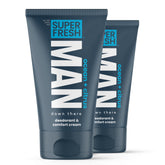 Super Fresh Ball Deodorant Lotion tube close-up showing aluminum-free formula for daily freshness.