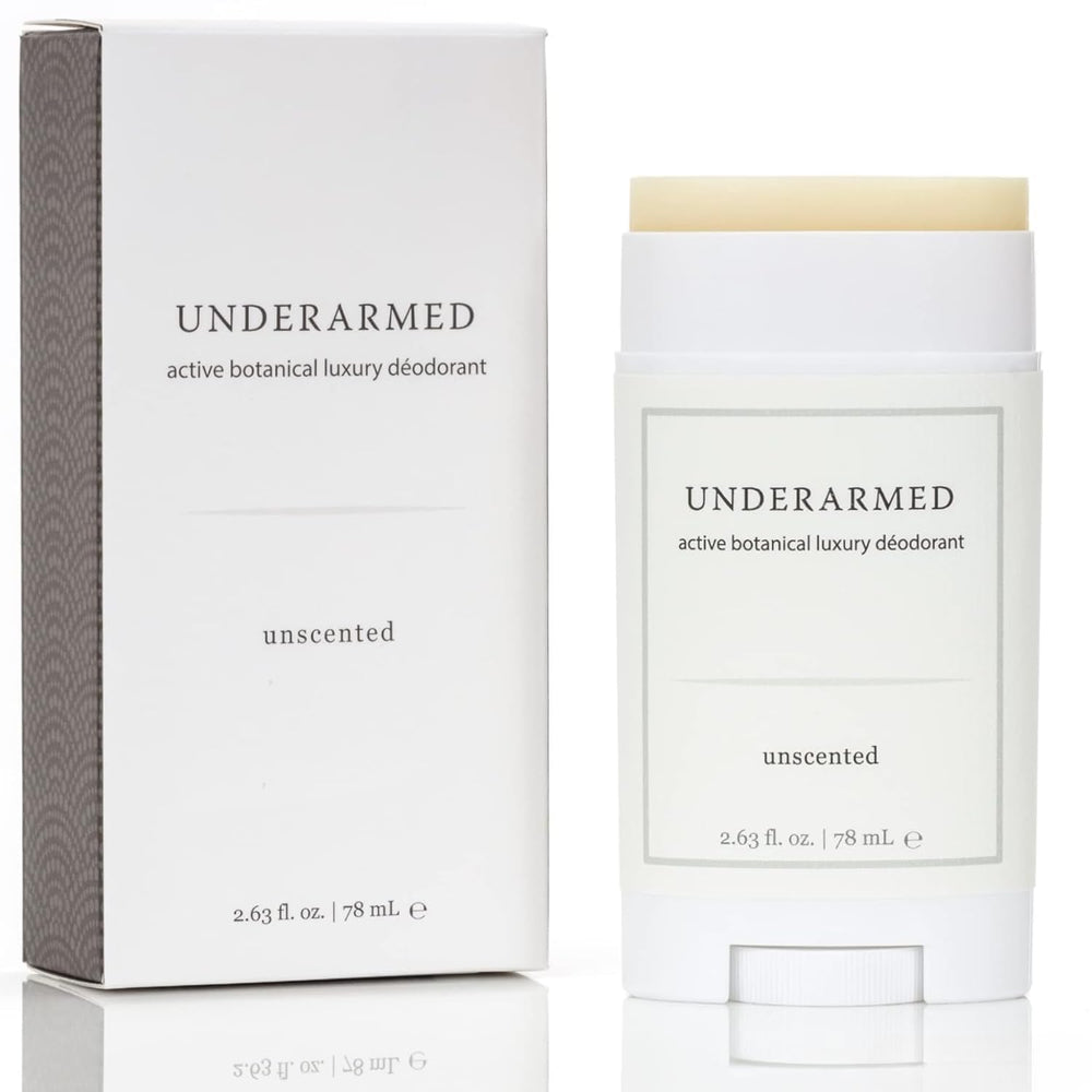 Super Natural Goods Underarmed deodorant tube in use for daily protection