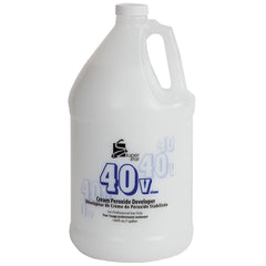 Super Star Stabilized Cream Peroxide 40v bottle top for consistent color services.