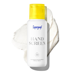 Supergoop Handscreen SPF 40 tube showing fast-absorbing hand protection