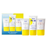 Supergoop! PLAY Everyday Lotion bottle shows fast-absorbing, non-greasy hydration for daily sun care.