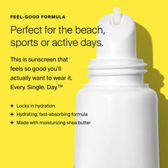 Supergoop! PLAY Lip Balm being applied for SPF 30 lip protection outdoors.