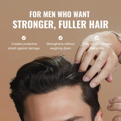 Superior Mane Root Activator bottle beside a towel shows daily scalp-care routine