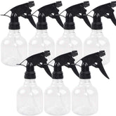 SUPERLELE 8oz spray bottle transparent body for easy content monitoring and labeling.