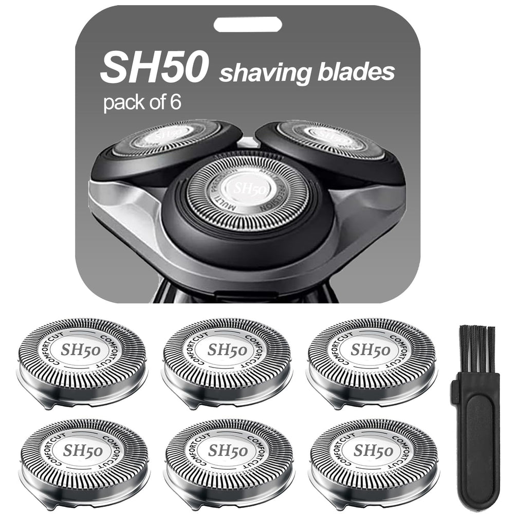 SUPERNB SH50 heads close-up show five-way flex for a smooth close shave.