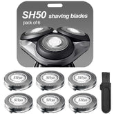 SUPERNB SH50 heads close-up show five-way flex for a smooth close shave.