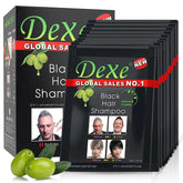 SUPGUDER Dexe black hair shampoo pack front view highlights easy at-home color