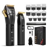 SUPRENT PRO professional hair clippers package view highlighting USB-C recharge capability