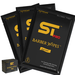 Supreme Trimmer box-front showcases travel-ready packaging for quick post-shave refresh.