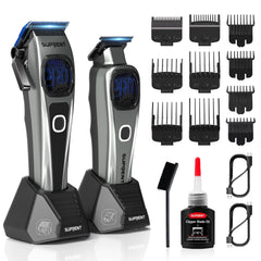 SUPRENT professional hair clipper front view for barber-grade precision