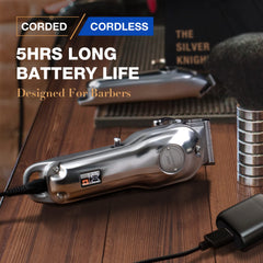 SUPRENT PRO side view highlights ergonomic metal body for long sessions.