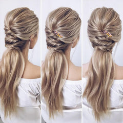 Suptizizkz acetate small side comb close-up, versatile styling option.