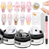SUPWEE 3D sculpting gel kit with box and tubes for professional-looking at-home nails.