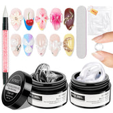 SUPWEE clear nail extension gel image for at home salon quality extensions