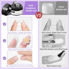 SUPWEE Nail Extend Mold set enables precise sculpting and decorative inlays.
